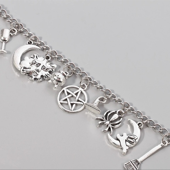 $5 Witch Charm Bracelet. New. $5 if bundled. Stainless steel - Picture 9 of 16